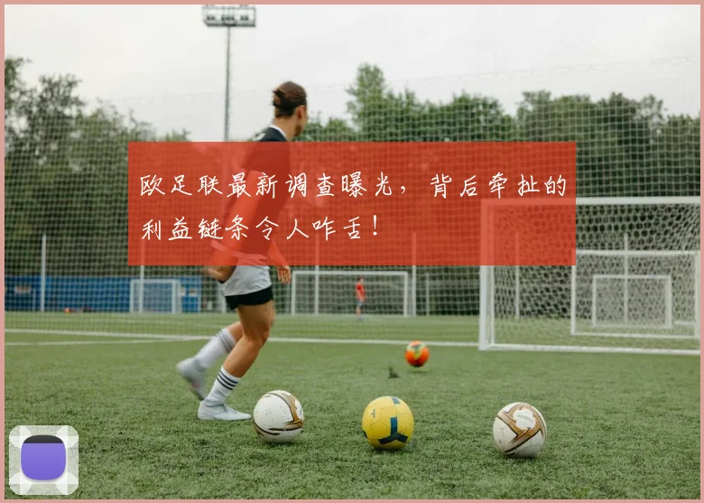 欧足联最新调查曝光,背后牵扯的利益链条令人咋舌!